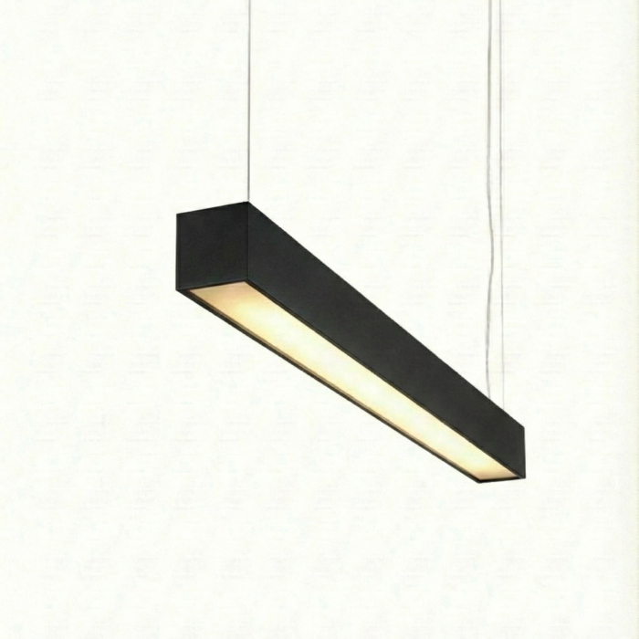 100cm 40w Siyah Kasa Linear Led | Ofis, Mağaza, Ev, Otel, Plaza, Hastane Aydınlatma