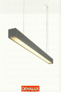 120cm 40w Antrasit Kasa Linear Led | Ofis, Mağaza, Ev, Otel, Plaza, Hastane Aydınlatma