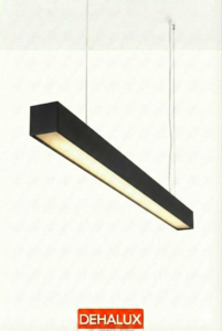 120cm 40w Siyah Kasa Linear Led | Ofis, Mağaza, Ev, Otel, Plaza, Hastane Aydınlatma