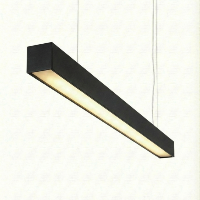 120cm 40w Siyah Kasa Linear Led | Ofis, Mağaza, Ev, Otel, Plaza, Hastane Aydınlatma