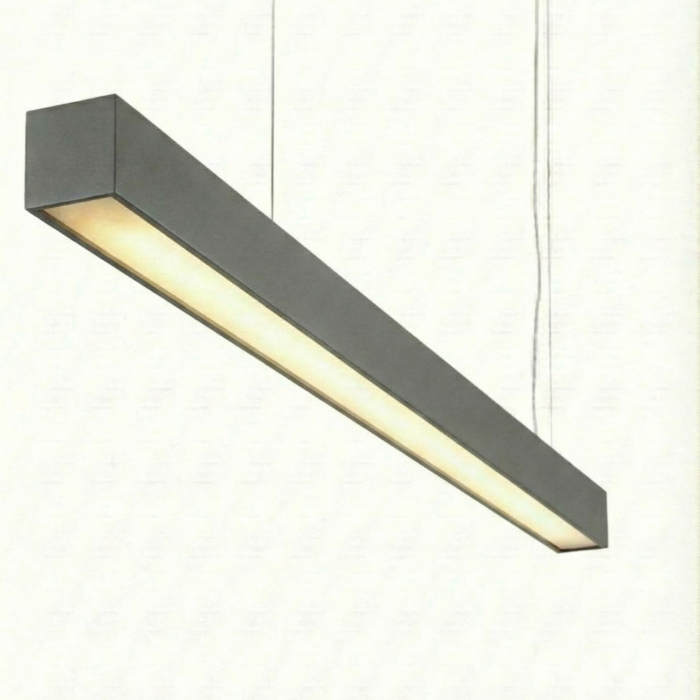 150cm 60w Antrasit Kasa Linear Led | Ofis, Mağaza, Ev, Otel, Plaza, Hastane Aydınlatma