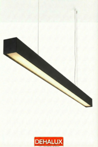 200cm 80w Siyah Kasa Linear Led | Ofis, Mağaza, Ev, Otel, Plaza, Hastane Aydınlatma